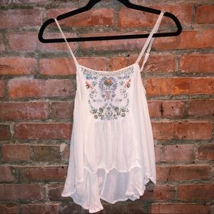 Ecote Bohemian Beaded Tank Top